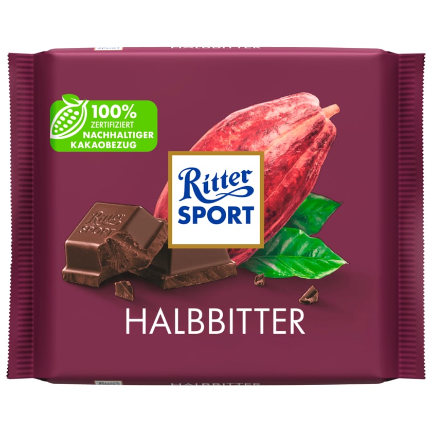 Ritter Sport Halbbitter 100g